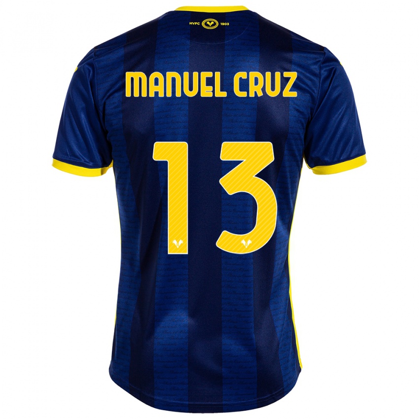 Gyermek Juan Manuel Cruz #13 Haditengerészet Hazai Jersey 2023/24 Mez Póló Ing