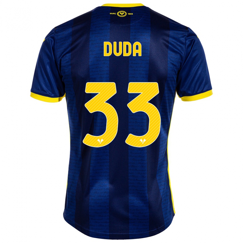 Gyermek Ondrej Duda #33 Haditengerészet Hazai Jersey 2023/24 Mez Póló Ing