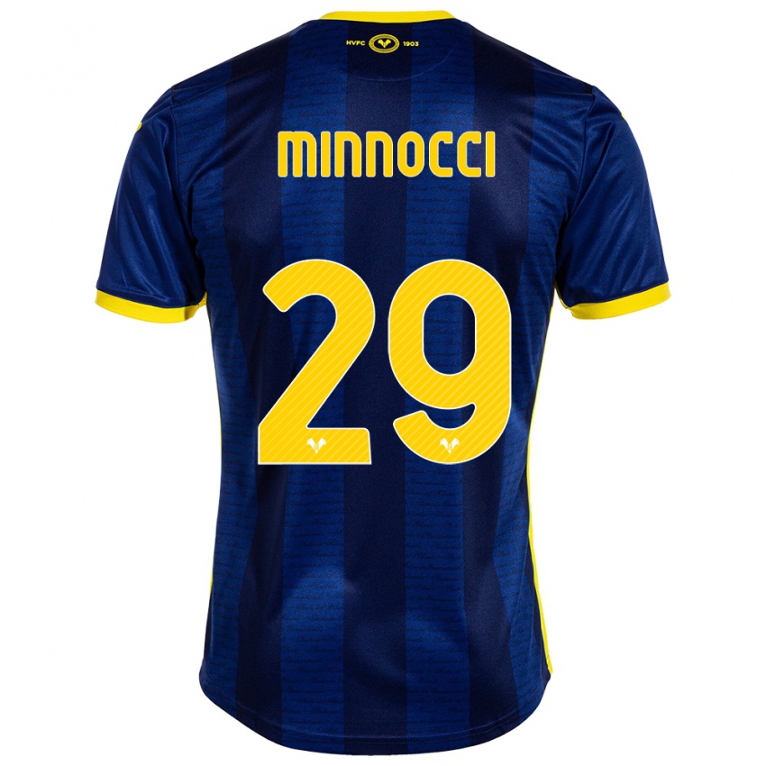 Gyermek Valerio Minnocci #29 Haditengerészet Hazai Jersey 2023/24 Mez Póló Ing