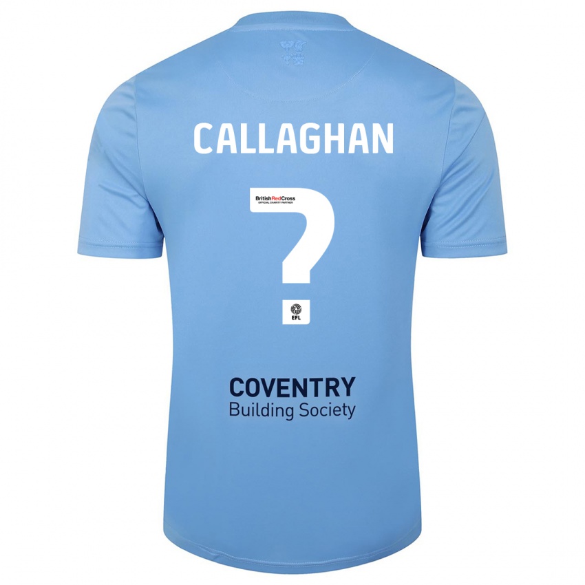 Gyermek Charlie Callaghan #0 Égszínkék Hazai Jersey 2023/24 Mez Póló Ing