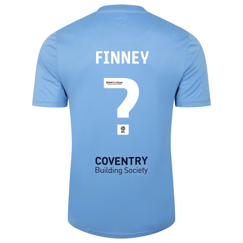 Gyermek Charlie Finney #0 Égszínkék Hazai Jersey 2023/24 Mez Póló Ing