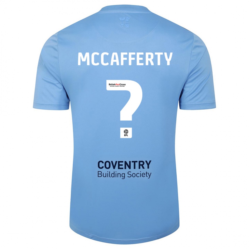 Gyermek Lewys Mccafferty #0 Égszínkék Hazai Jersey 2023/24 Mez Póló Ing