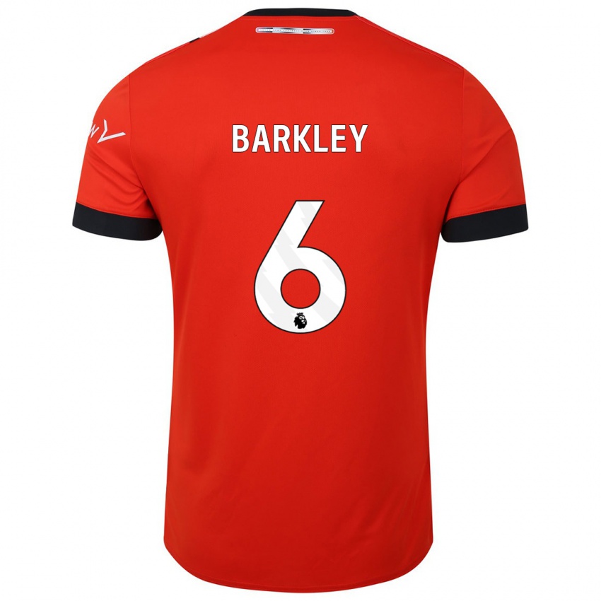 Gyermek Ross Barkley #6 Piros Hazai Jersey 2023/24 Mez Póló Ing