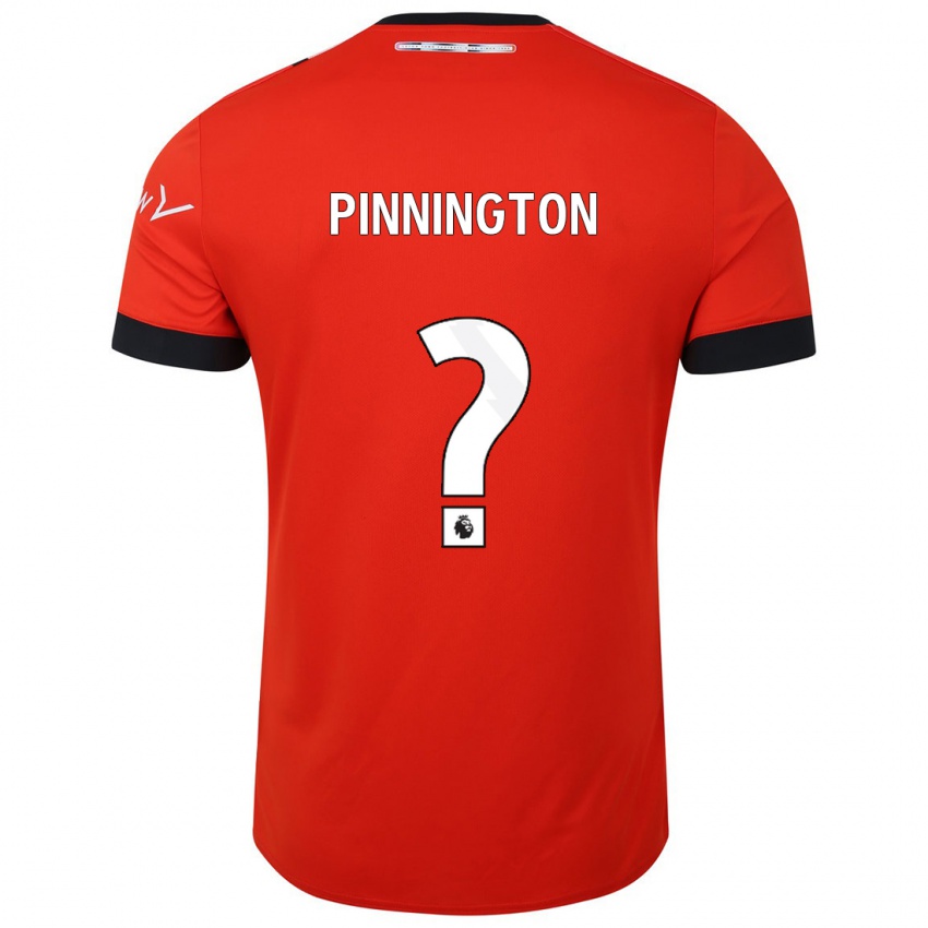 Gyermek Jacob Pinnington #0 Piros Hazai Jersey 2023/24 Mez Póló Ing