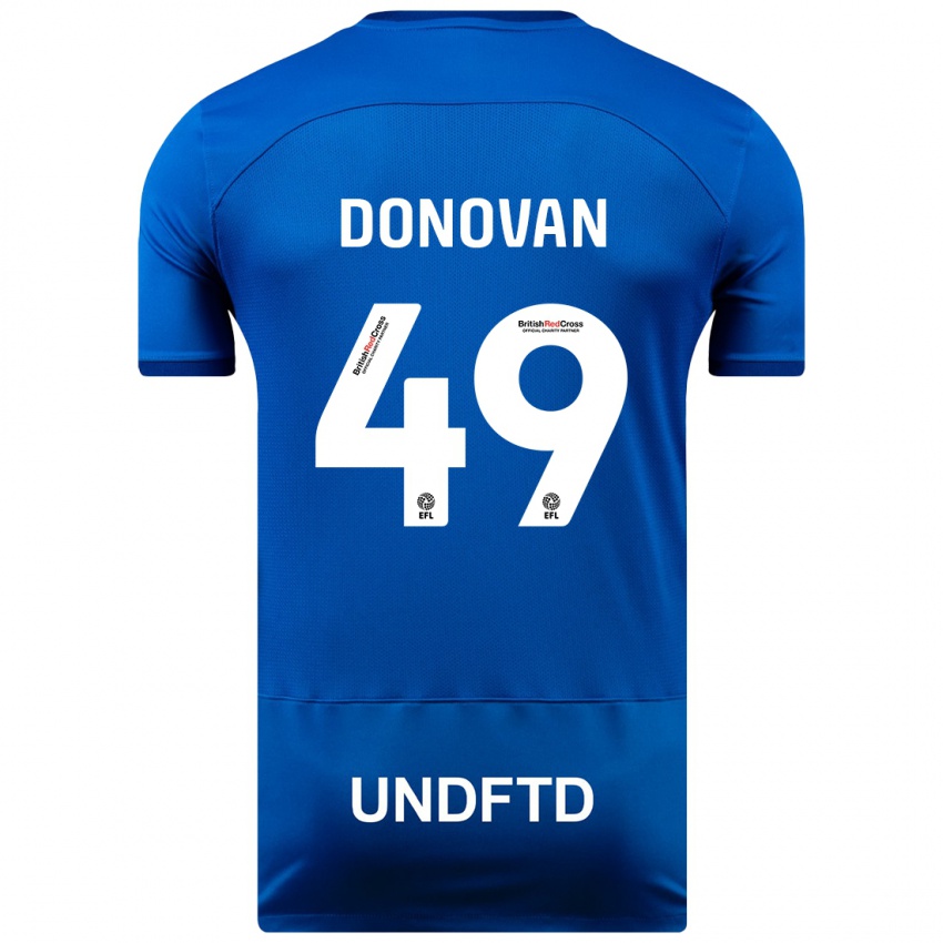 Gyermek Romelle Donovan #49 Kék Hazai Jersey 2023/24 Mez Póló Ing