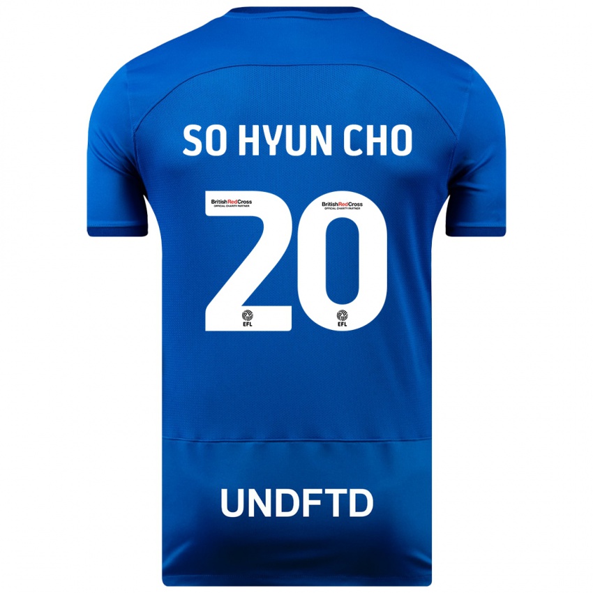Gyermek Cho So-Hyun #20 Kék Hazai Jersey 2023/24 Mez Póló Ing