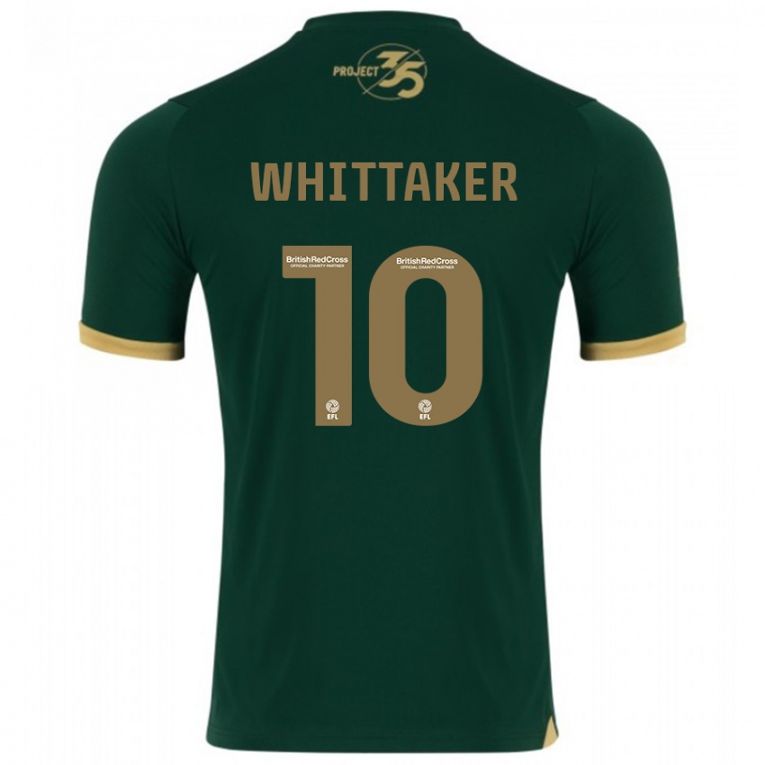 Gyermek Morgan Whittaker #10 Zöld Hazai Jersey 2023/24 Mez Póló Ing