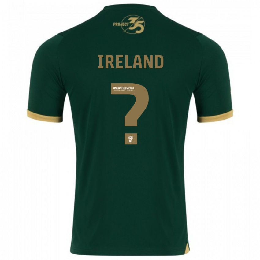 Gyermek Jensen Ireland #0 Zöld Hazai Jersey 2023/24 Mez Póló Ing