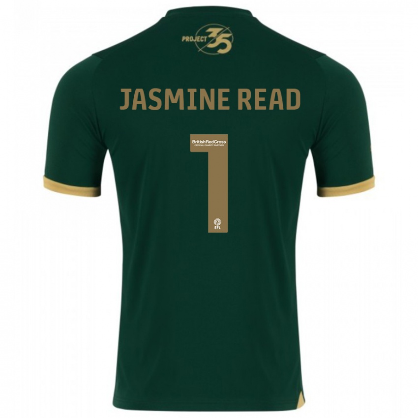 Gyermek Jasmine Read #1 Zöld Hazai Jersey 2023/24 Mez Póló Ing