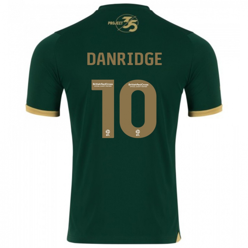 Gyermek Rebecca Danridge #10 Zöld Hazai Jersey 2023/24 Mez Póló Ing