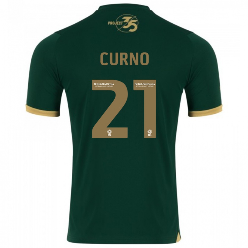 Gyermek Maddi Curno #21 Zöld Hazai Jersey 2023/24 Mez Póló Ing