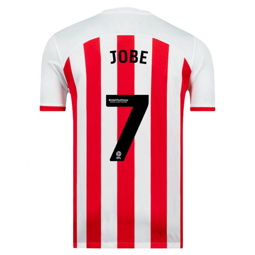 Gyermek Jobe Bellingham #7 Fehér Hazai Jersey 2023/24 Mez Póló Ing