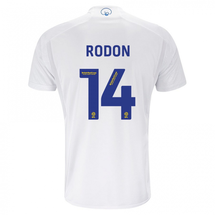 Gyermek Joe Rodon #14 Fehér Hazai Jersey 2023/24 Mez Póló Ing