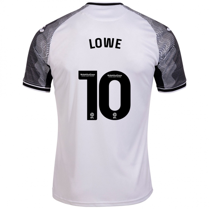 Gyermek Jamal Lowe #10 Fehér Hazai Jersey 2023/24 Mez Póló Ing