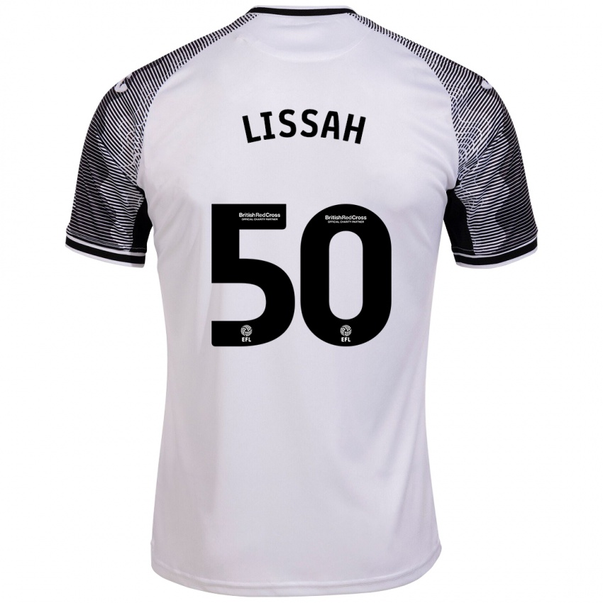 Gyermek Filip Lissah #50 Fehér Hazai Jersey 2023/24 Mez Póló Ing