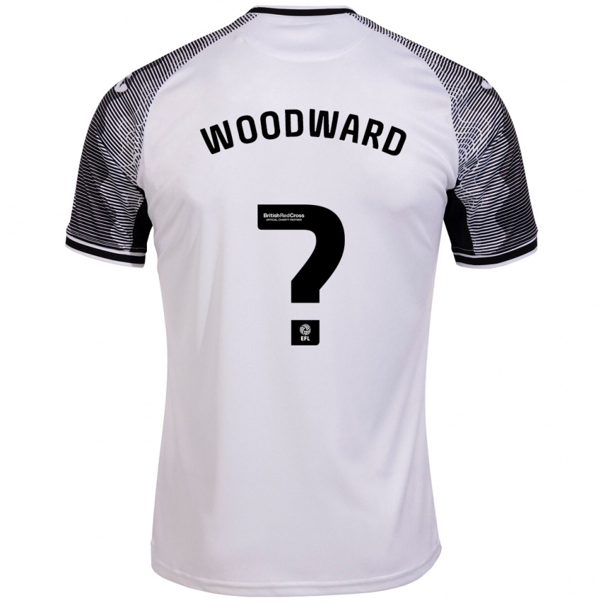 Gyermek Thomas Woodward #0 Fehér Hazai Jersey 2023/24 Mez Póló Ing