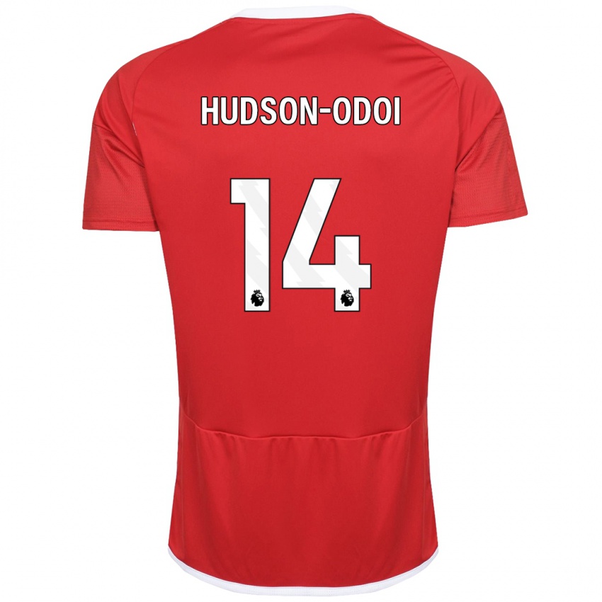Gyermek Callum Hudson-Odoi #14 Piros Hazai Jersey 2023/24 Mez Póló Ing
