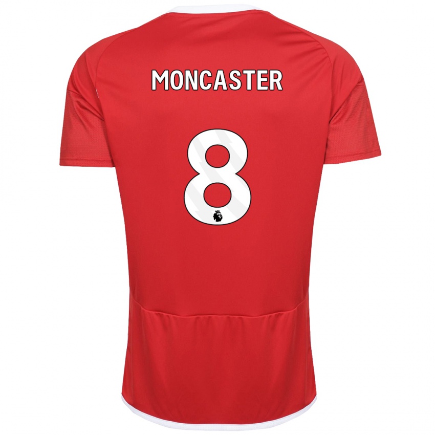 Gyermek Mai Moncaster #8 Piros Hazai Jersey 2023/24 Mez Póló Ing