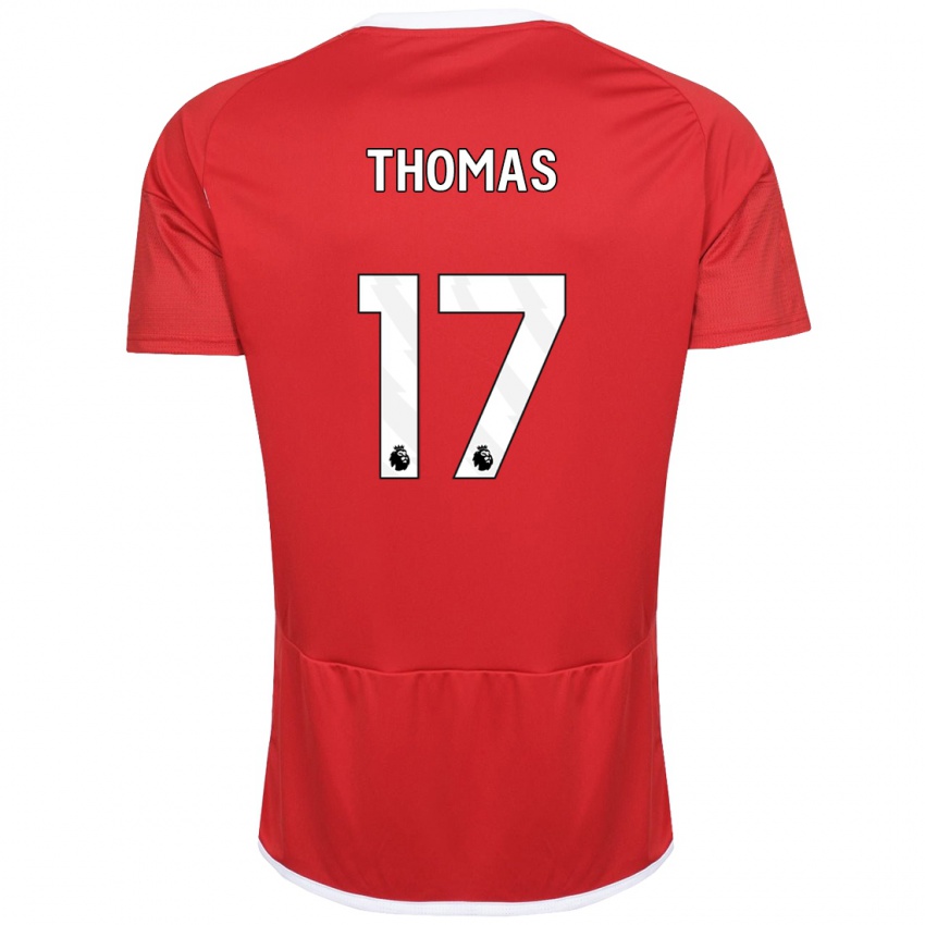 Gyermek Freya Thomas #17 Piros Hazai Jersey 2023/24 Mez Póló Ing