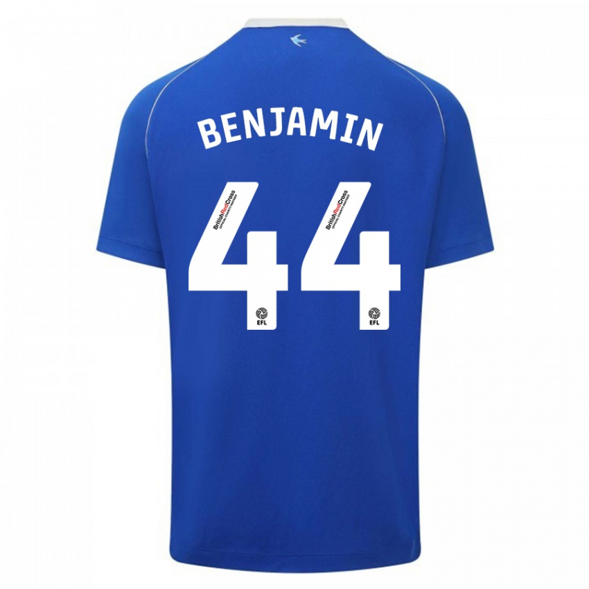 Gyermek Xavier Benjamin #44 Kék Hazai Jersey 2023/24 Mez Póló Ing