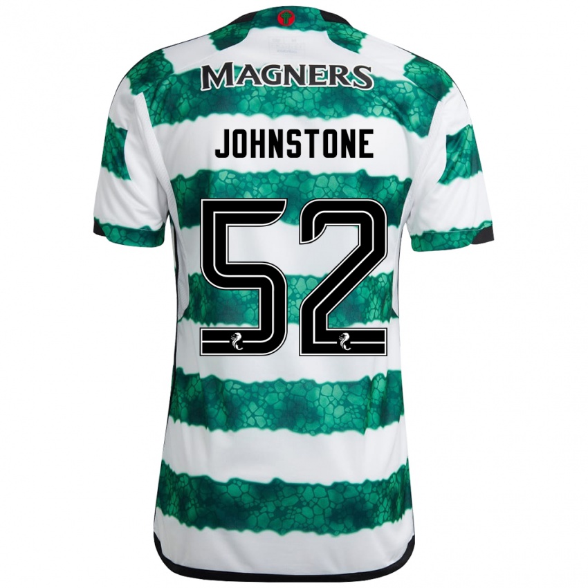 Gyermek Rachael Johnstone #52 Zöld Hazai Jersey 2023/24 Mez Póló Ing