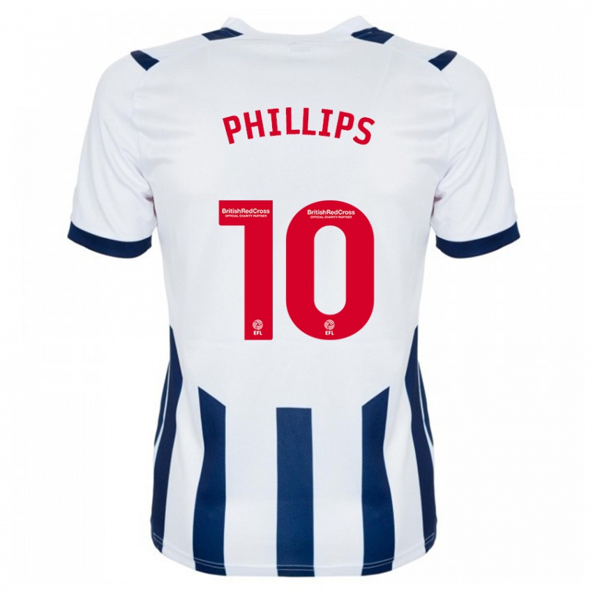 Gyermek Matt Phillips #10 Fehér Hazai Jersey 2023/24 Mez Póló Ing