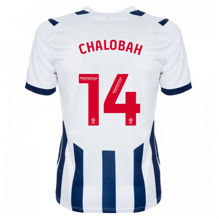 Gyermek Nathaniel Chalobah #14 Fehér Hazai Jersey 2023/24 Mez Póló Ing