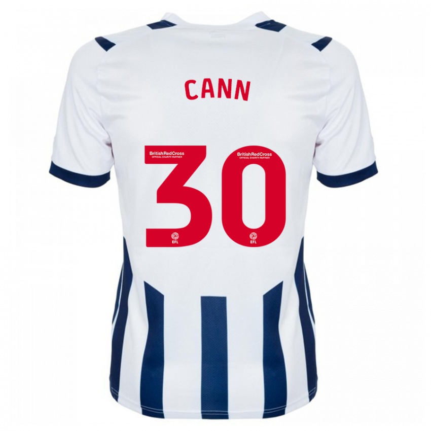 Gyermek Ted Cann #30 Fehér Hazai Jersey 2023/24 Mez Póló Ing