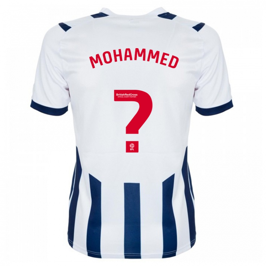 Gyermek Jamal Mohammed #0 Fehér Hazai Jersey 2023/24 Mez Póló Ing