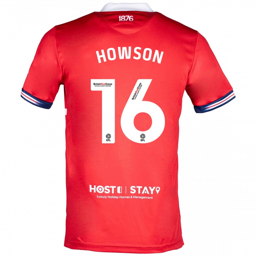 Gyermek Jonathan Howson #16 Piros Hazai Jersey 2023/24 Mez Póló Ing