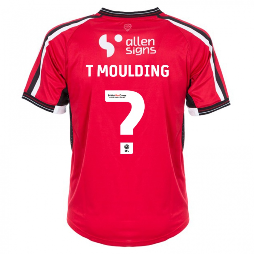 Gyermek Ella Thompson-Moulding #0 Piros Hazai Jersey 2023/24 Mez Póló Ing