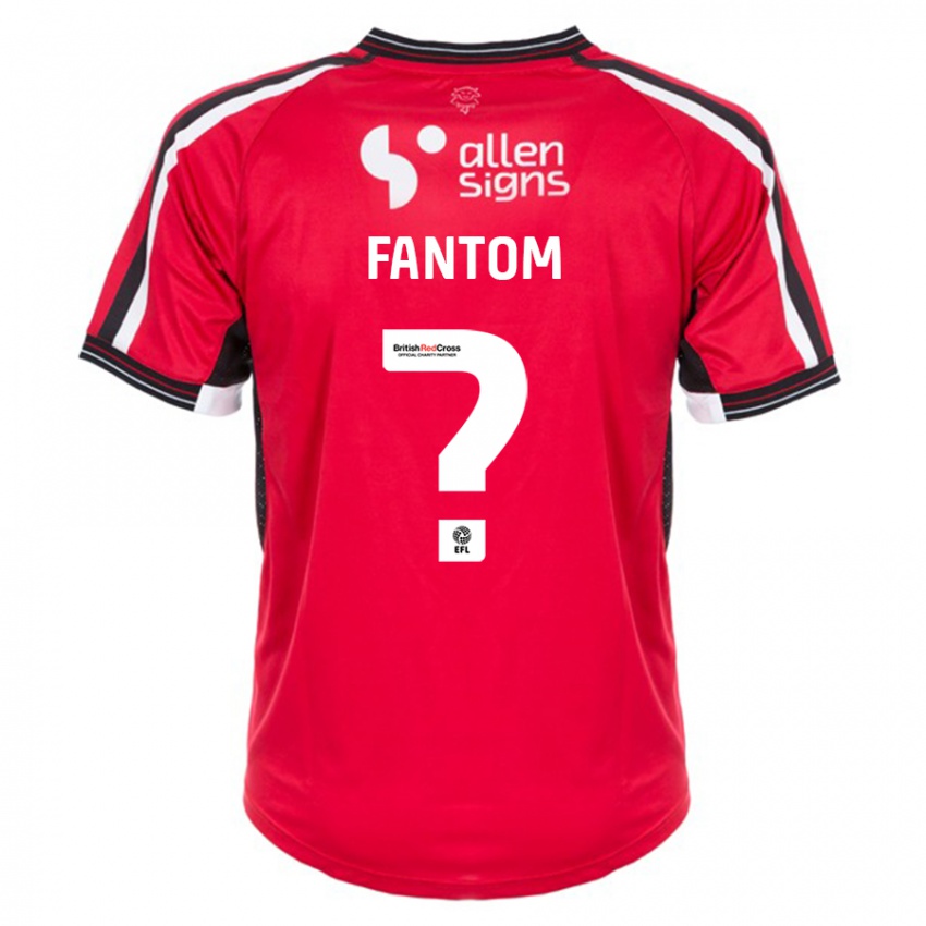 Gyermek Tilly Fantom #0 Piros Hazai Jersey 2023/24 Mez Póló Ing