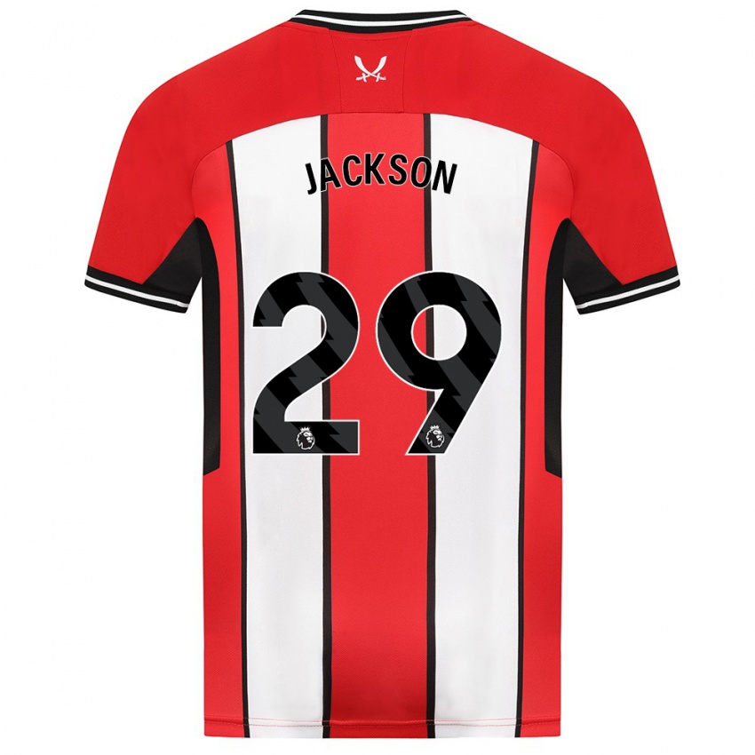 Gyermek Fallon Olivia Connolly-Jackson #29 Piros Hazai Jersey 2023/24 Mez Póló Ing