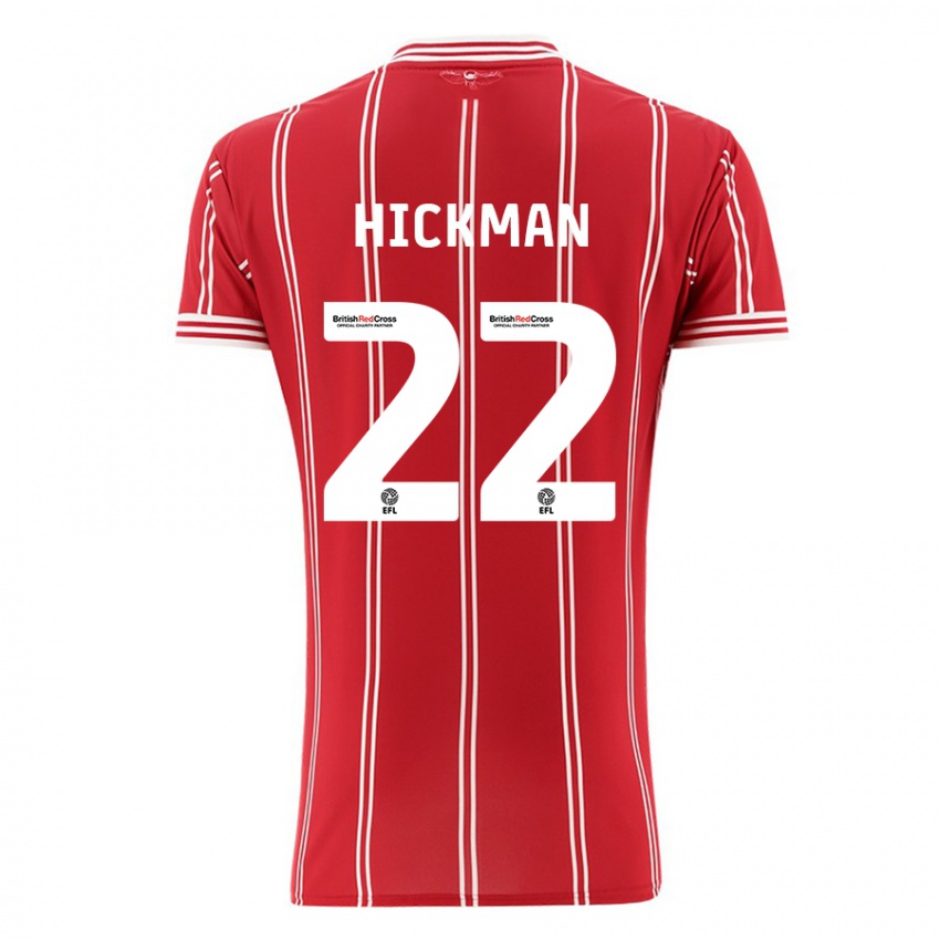 Gyermek Taylor Gardner-Hickman #22 Piros Hazai Jersey 2023/24 Mez Póló Ing