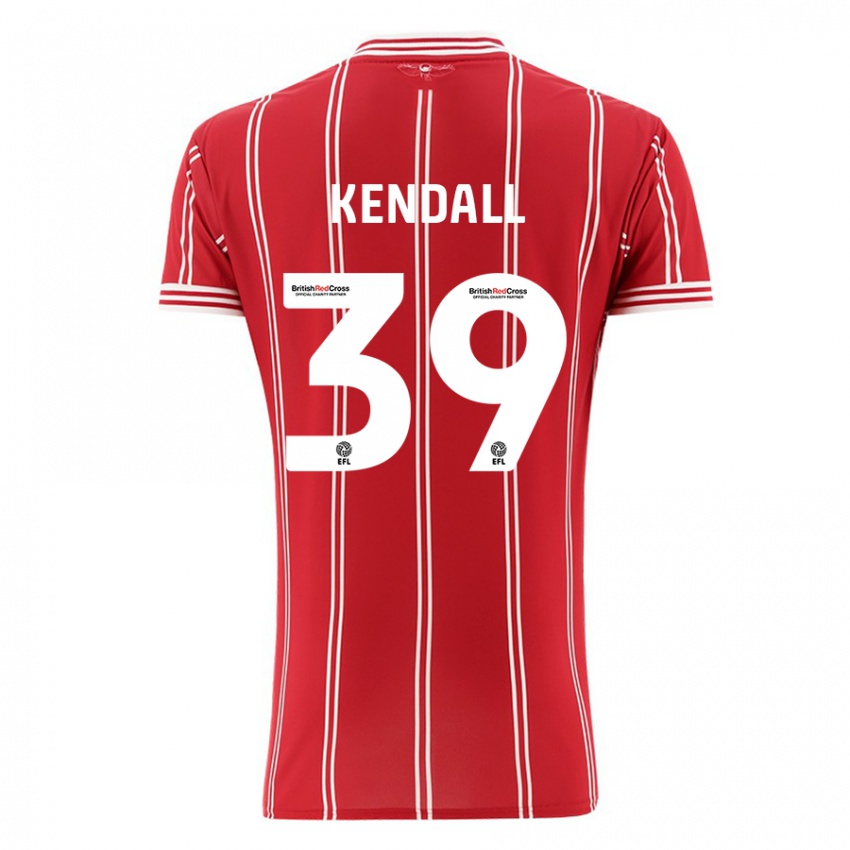 Gyermek Maya Kendall #39 Piros Hazai Jersey 2023/24 Mez Póló Ing