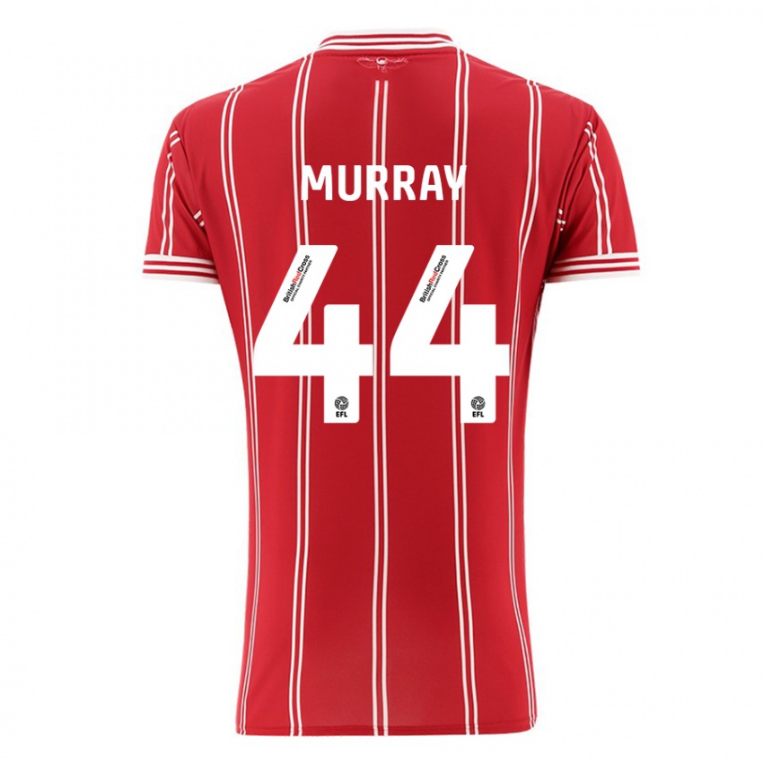 Gyermek Satara Murray #44 Piros Hazai Jersey 2023/24 Mez Póló Ing