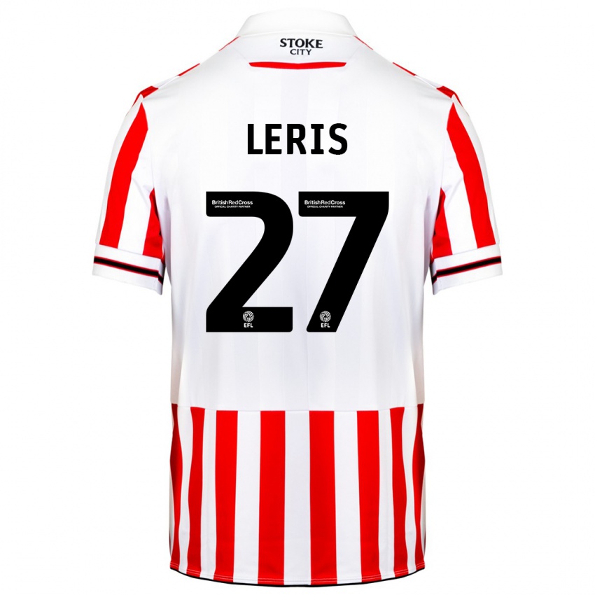 Gyermek Mehdi Léris #27 Piros Fehér Hazai Jersey 2023/24 Mez Póló Ing