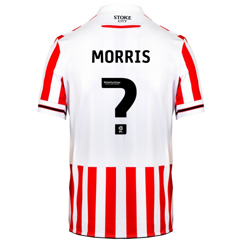 Gyermek Joe Morris #0 Piros Fehér Hazai Jersey 2023/24 Mez Póló Ing