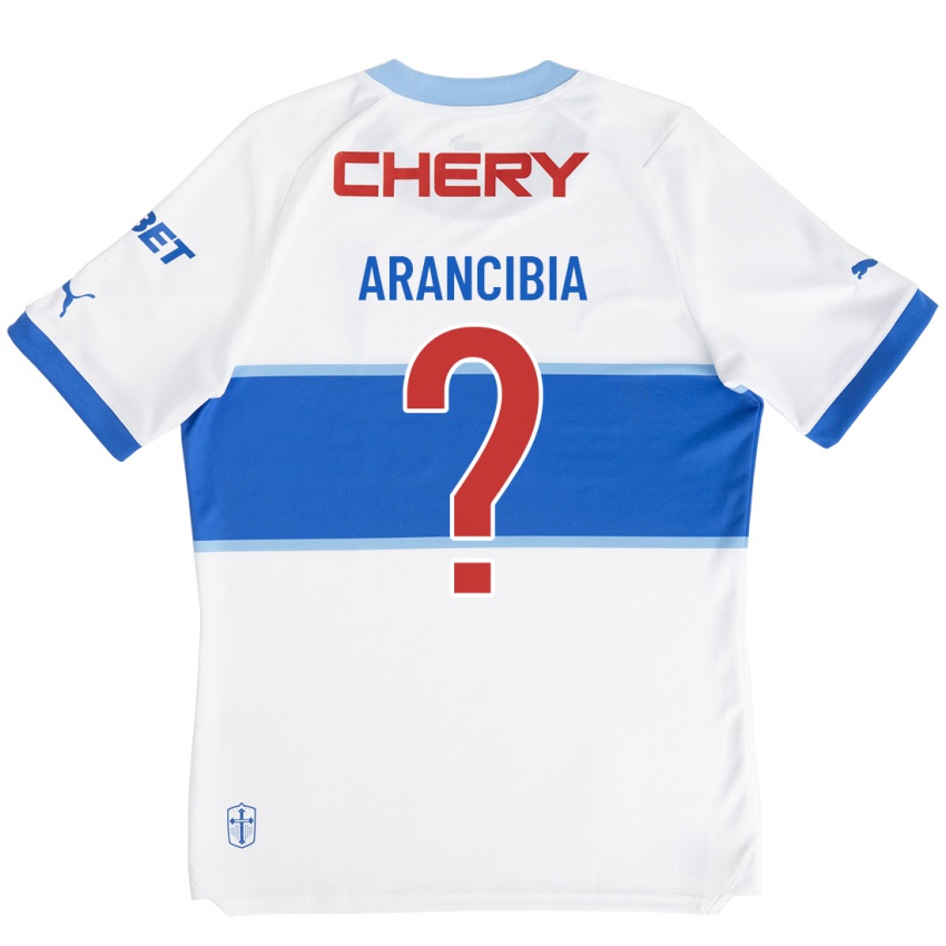 Gyermek Carlos Arancibia #0 Fehér Hazai Jersey 2023/24 Mez Póló Ing