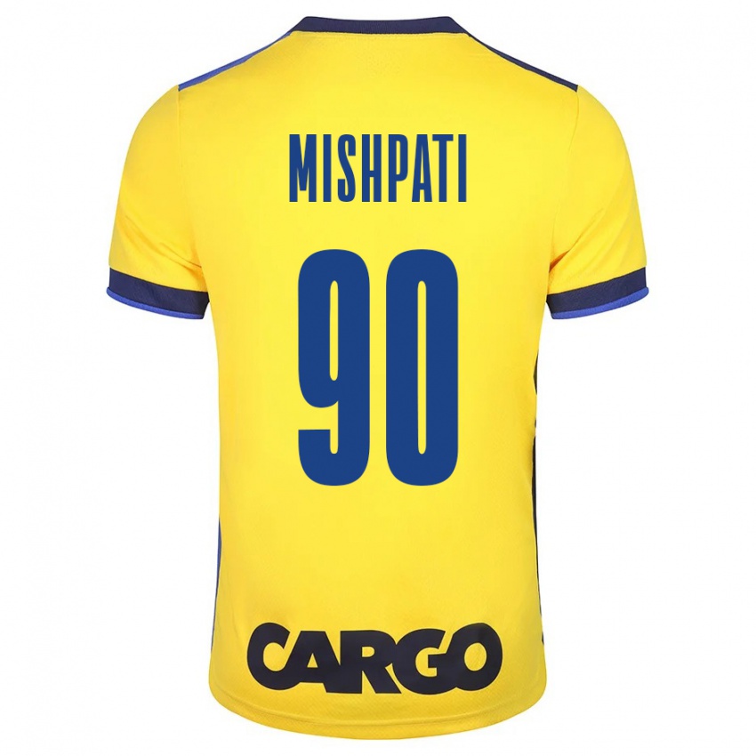 Gyermek Roi Mishpati #90 Sárga Hazai Jersey 2023/24 Mez Póló Ing