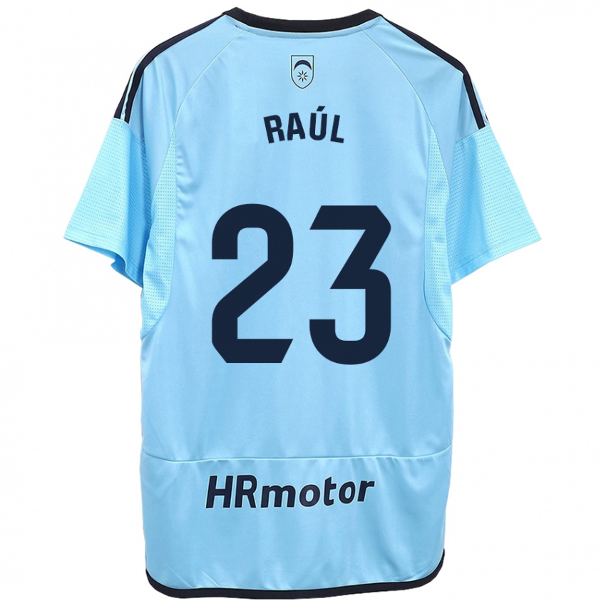 Gyermek Raúl García #23 Kék Idegenbeli Jersey 2023/24 Mez Póló Ing