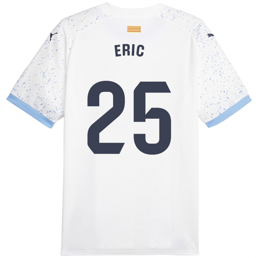 Gyermek Eric Garcia #25 Fehér Idegenbeli Jersey 2023/24 Mez Póló Ing