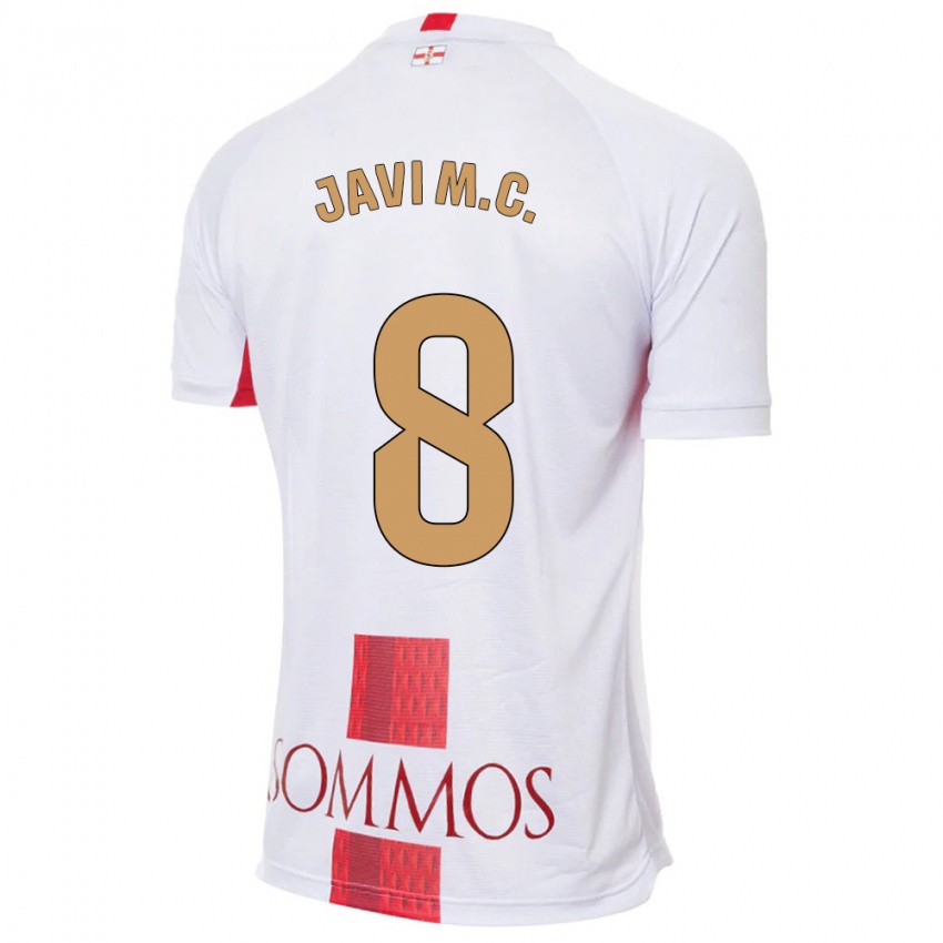 Gyermek Javi Martínez #8 Fehér Idegenbeli Jersey 2023/24 Mez Póló Ing