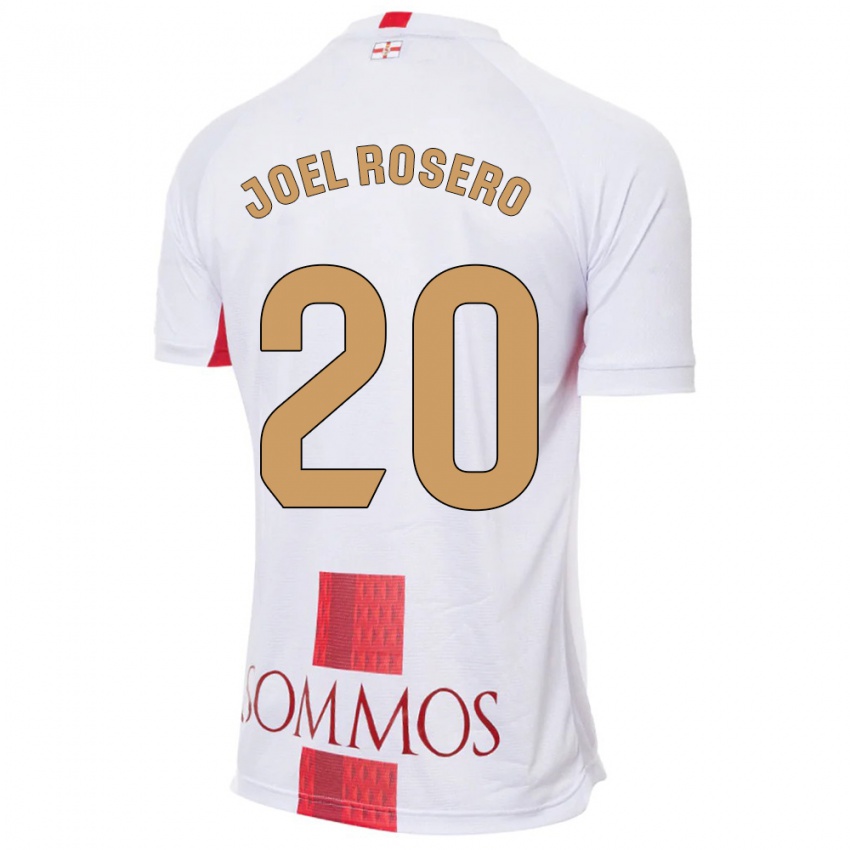 Gyermek Alexis Joel Rosero #20 Fehér Idegenbeli Jersey 2023/24 Mez Póló Ing