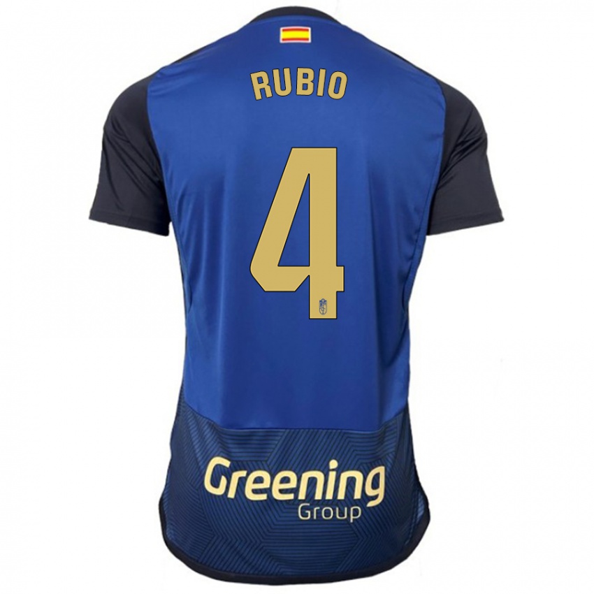 Gyermek Miguel Rubio #4 Haditengerészet Idegenbeli Jersey 2023/24 Mez Póló Ing