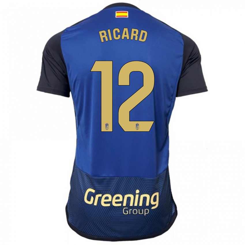 Gyermek Ricard Sanchez #12 Haditengerészet Idegenbeli Jersey 2023/24 Mez Póló Ing