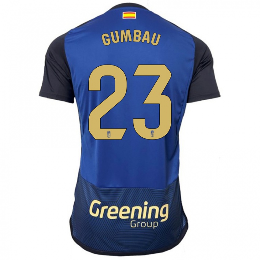 Gyermek Gerard Gumbau #23 Haditengerészet Idegenbeli Jersey 2023/24 Mez Póló Ing