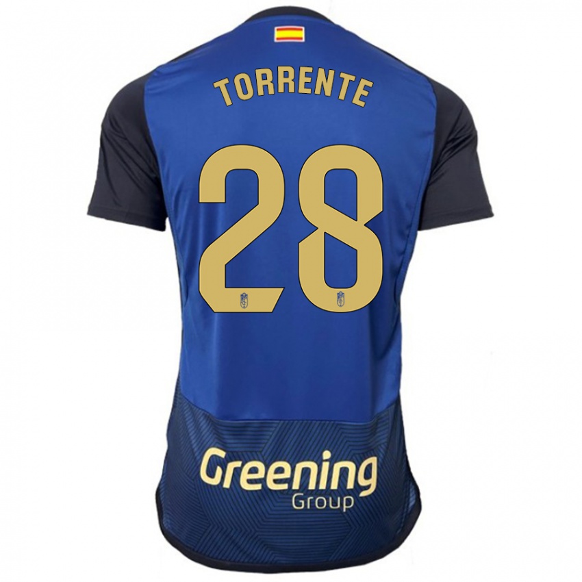 Gyermek Raúl Torrente #28 Haditengerészet Idegenbeli Jersey 2023/24 Mez Póló Ing