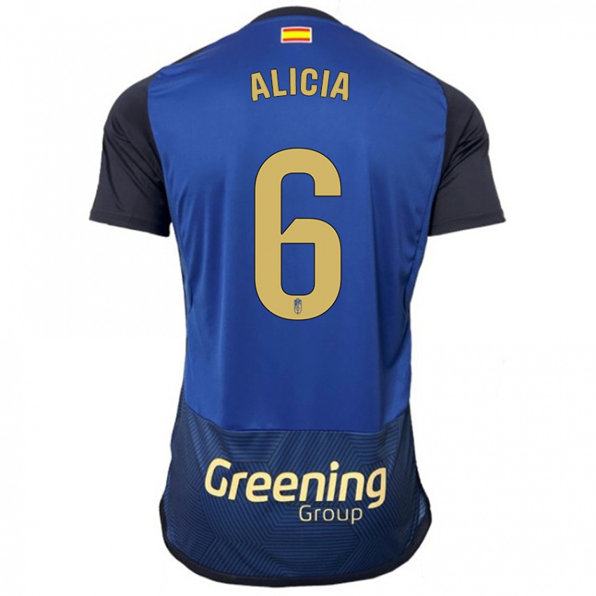 Gyermek Alicia #6 Haditengerészet Idegenbeli Jersey 2023/24 Mez Póló Ing