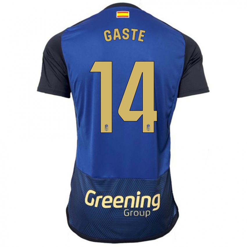 Gyermek Gaste #14 Haditengerészet Idegenbeli Jersey 2023/24 Mez Póló Ing